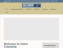 Tablet Screenshot of joliettownship.net